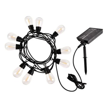Rabalux - LED päikesepaneeliga valguskett LED/3,6W/3,7V 6,5 m 1200mAh IP44