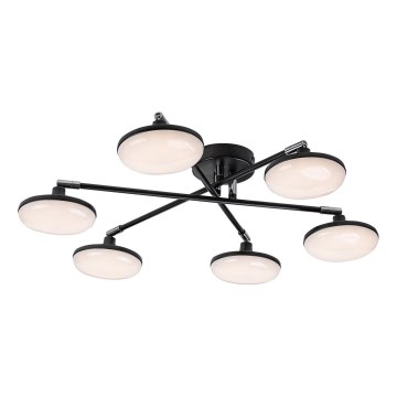 Rabalux - LED Pinnale kinnitatav lühter 6xLED/4W/230V 3000K must