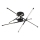 Rabalux - LED Pinnale kinnitatav lühter LED/40W/230V 3000K must