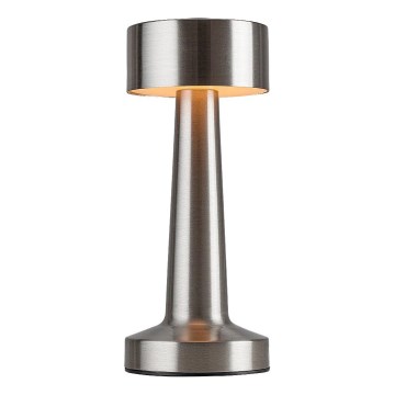 Rabalux - LED Puutetundlik laetav laualamp LED/2,7W/5V 1200mAh 3000/4000/6000K matt kroom