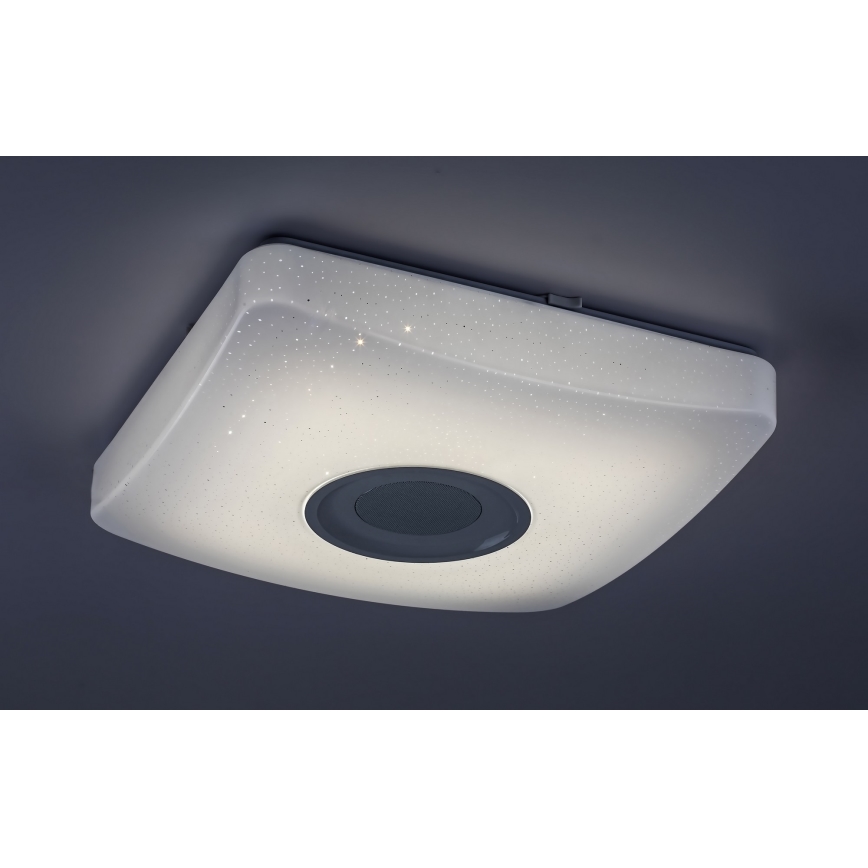 Rabalux - LED RGB Hämardatav laevalgusti kõlariga LED/18W/230V 3000-6000K Bluetooth +pult
