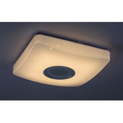 Rabalux - LED RGB Hämardatav laevalgusti kõlariga LED/18W/230V 3000-6000K Bluetooth +pult