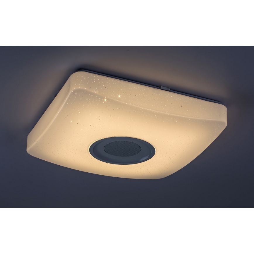 Rabalux - LED RGB Hämardatav laevalgusti kõlariga LED/18W/230V 3000-6000K Bluetooth +pult