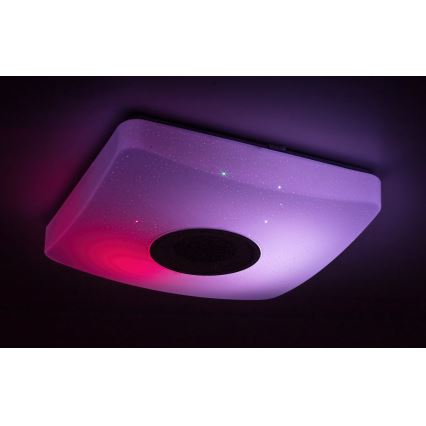 Rabalux - LED RGB Hämardatav laevalgusti kõlariga LED/18W/230V 3000-6000K Bluetooth +pult