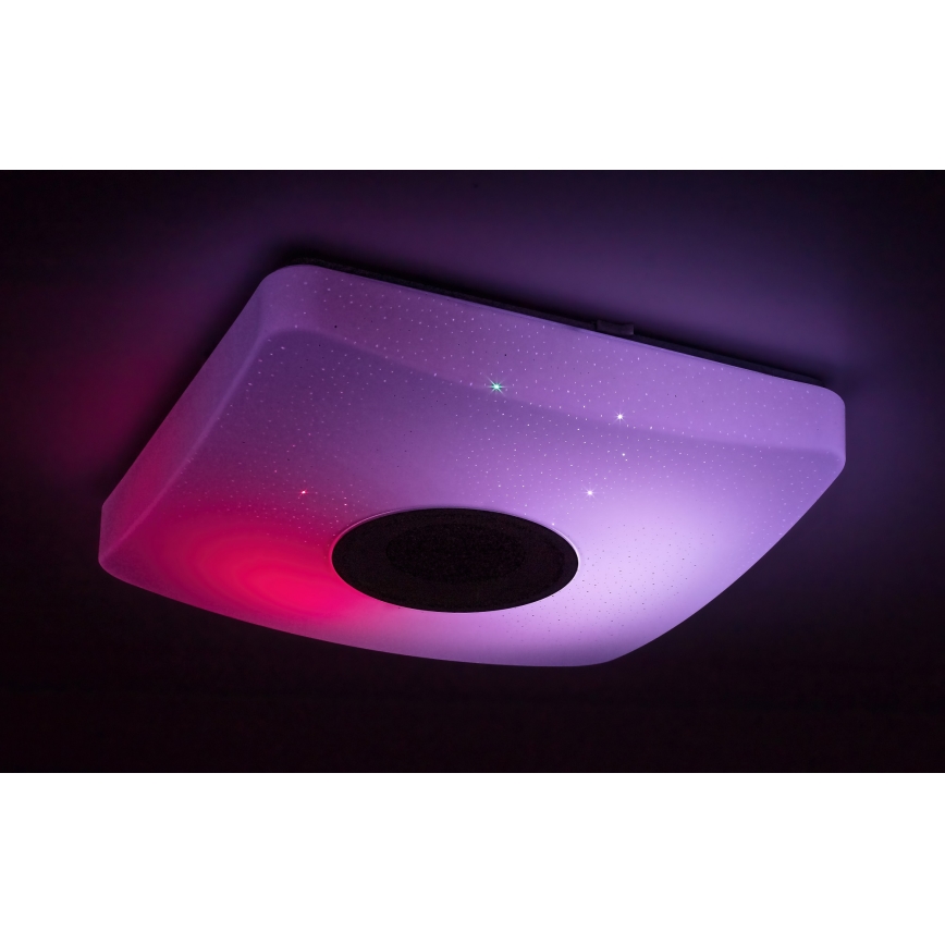 Rabalux - LED RGB Hämardatav laevalgusti kõlariga LED/18W/230V 3000-6000K Bluetooth +pult