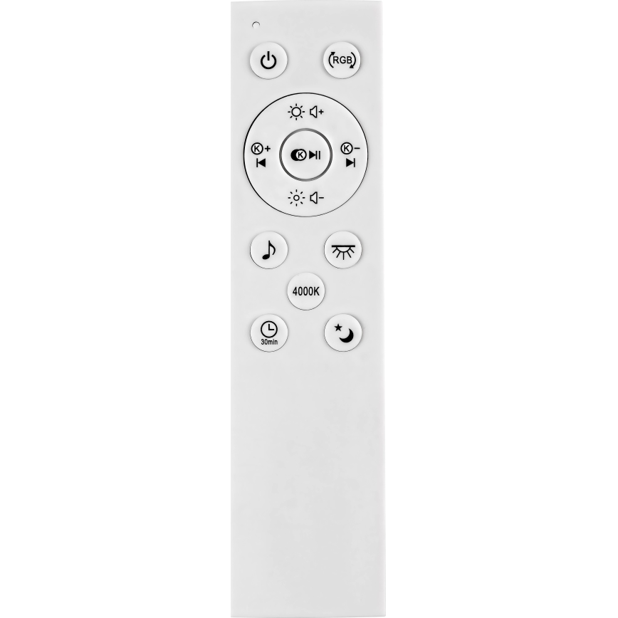 Rabalux - LED RGB Hämardatav laevalgusti kõlariga LED/18W/230V 3000-6000K Bluetooth +pult
