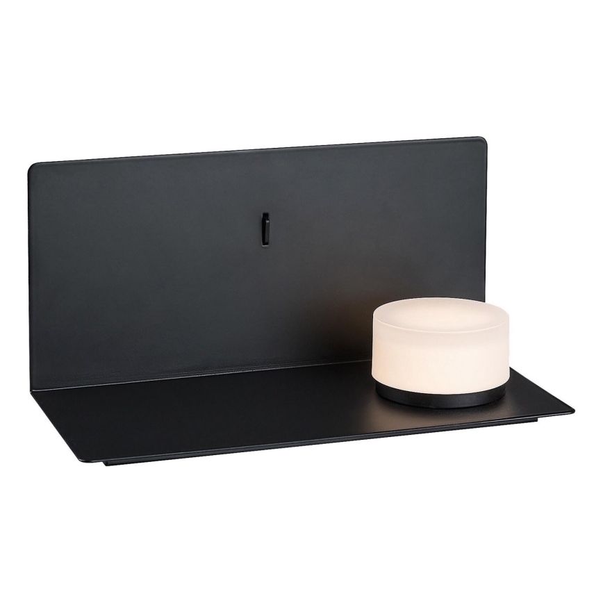 Rabalux - LED Riiuliga seinavalgusti ja USB portem LED/6W/230V 3000K