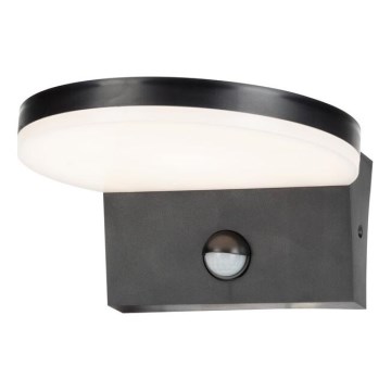 Rabalux - LED Väli seinavalgusti koos anduriga LED/9W/230V 2700/4000/6500K IP54 must
