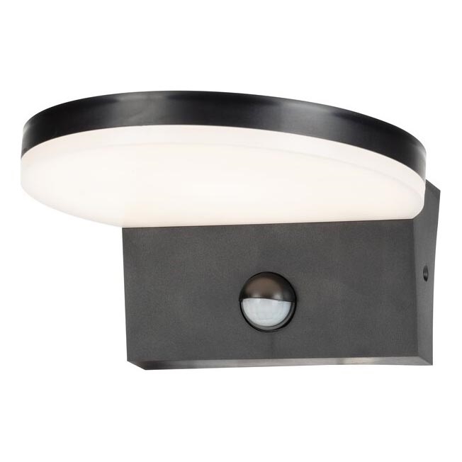 Rabalux - LED Väli seinavalgusti koos anduriga LED/9W/230V 2700/4000/6500K IP54 must