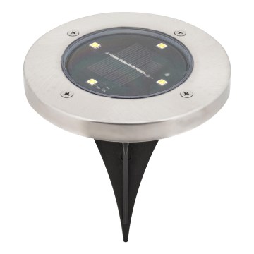 Rabalux - LED välisvalgusti päikesepaneeliga ja sensoriga LED/0,24W/1xAA 400 mAh must IP44