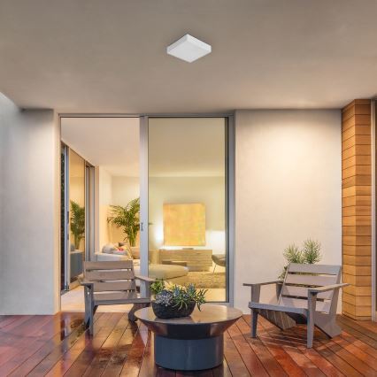 Rabalux - vannitoa LED-laevalgusti LED/18W/230V 2800-6000K IP44 valge 17,5x17,5 cm