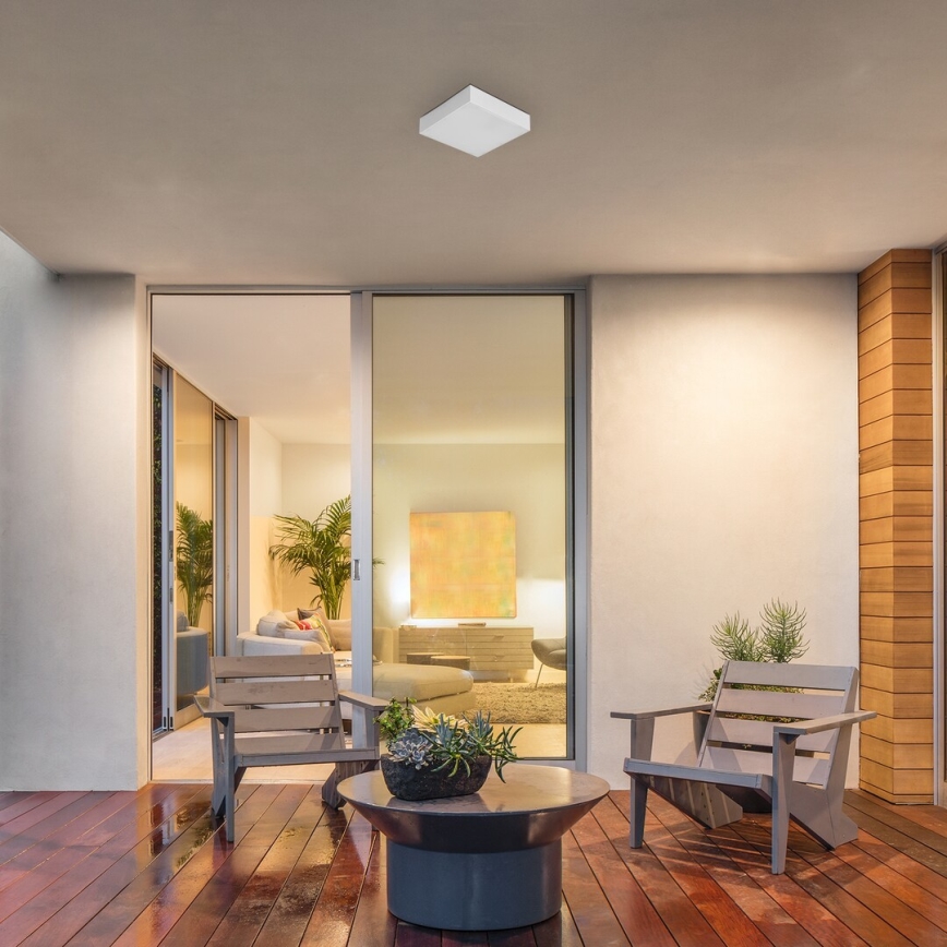 Rabalux - vannitoa LED-laevalgusti LED/18W/230V 2800-6000K IP44 valge 17,5x17,5 cm