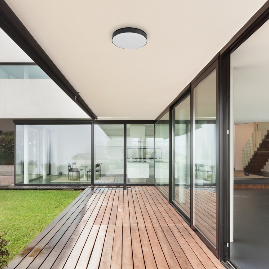 Rabalux - LED-vannitoa laelamp LED/24W/230V 2800K/4000K/6000K IP44 must läbimõõt 30 cm