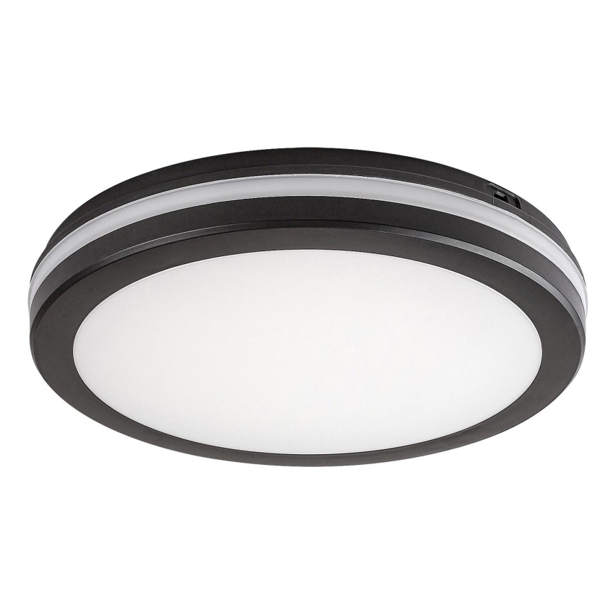 Rabalux - LED-vannitoa laelamp LED/28W/230V 3000/4000/6500K IP54 must, läbimõõt 30 cm
