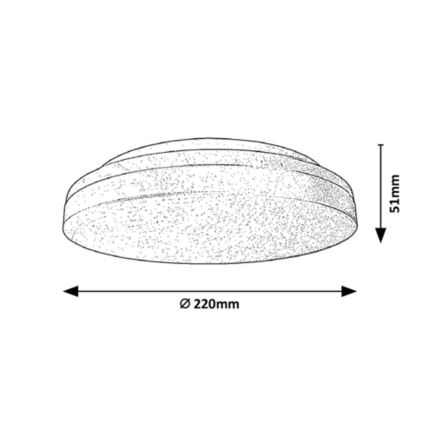 Rabalux - LED Vannitoa laevalgusti LED/18W/230V IP54 3000K/4000K/6000K