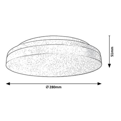 Rabalux - LED Vannitoa laevalgusti LED/24W/230V IP54 3000K/4000K/6000K