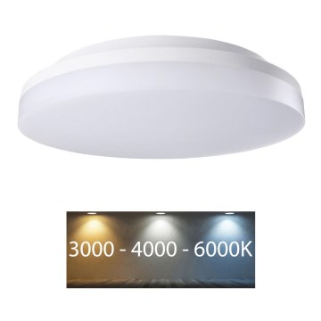 Rabalux - LED-vannitoa laevalgusti LED/24W/230V IP54 3000K/4000K/6000K, läbimõõt 28 cm