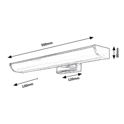 Rabalux - LED Vannitoa peeglivalgusti LED/7,5W/230V IP44