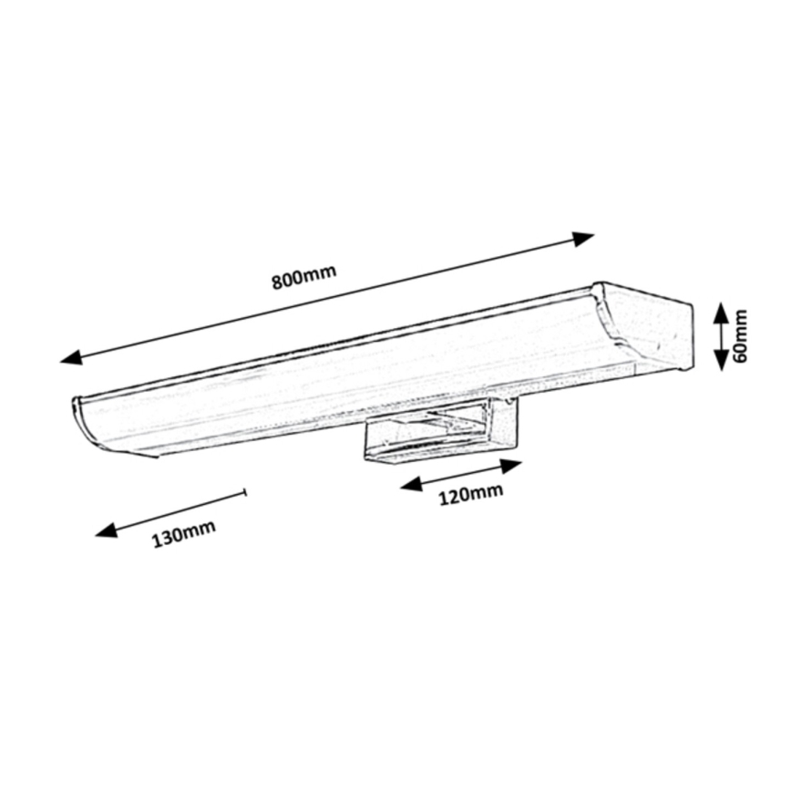 Rabalux - LED Vannitoa seinavalgusti LED/13,5W/230V IP44