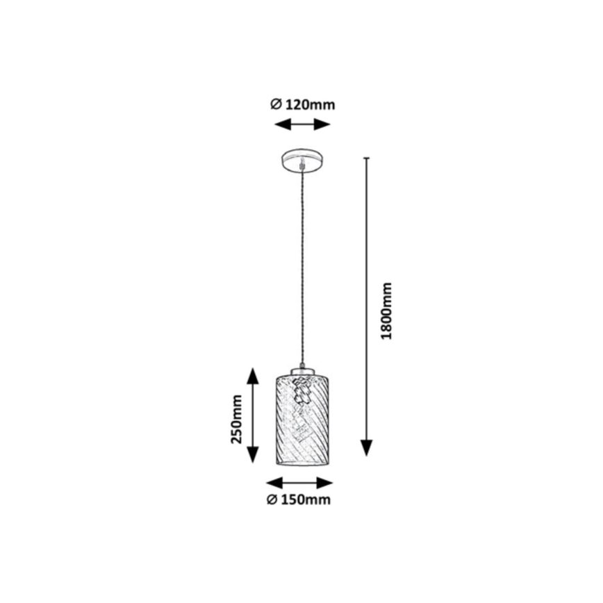 Rabalux - Lühter 1xE27/40W/230V