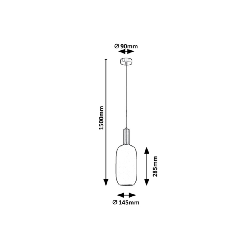 Rabalux - Lühter 1xE27/60W/230V