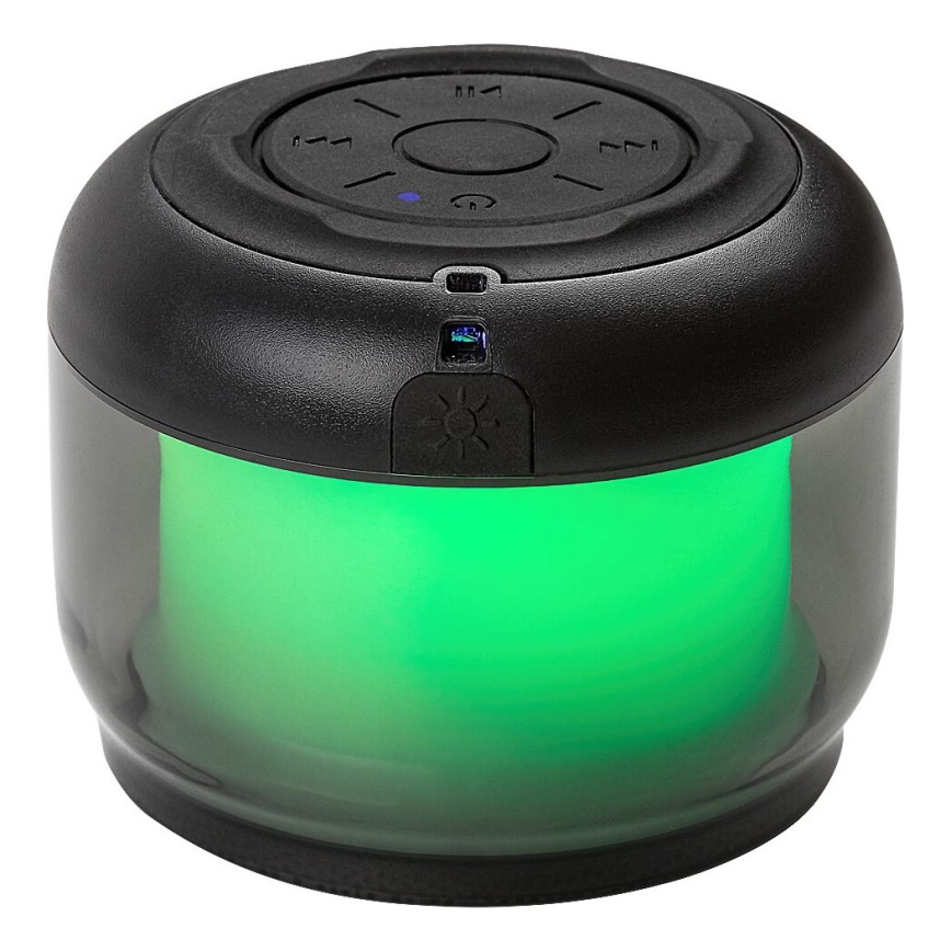 Rabalux - RGB Laualamp kõlariga RGB/3W/3,7V 500mAh
