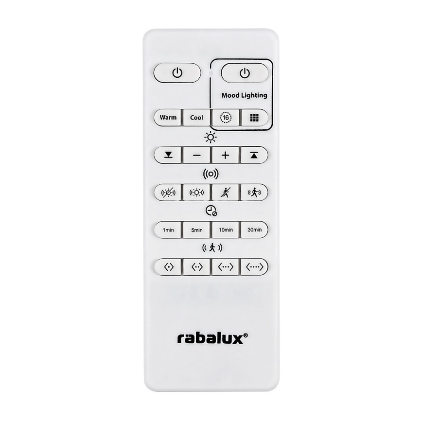 Rabalux - RGB LED Hämardatav laevalgusti anduriga LED/28W/230V 2700-5000K + kaugjuhtimispult