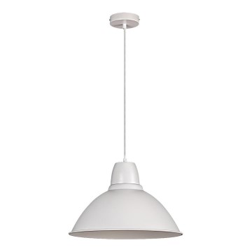 Rabalux - Rippvalgusti kaabliga 1xE27/60W/230V Ø 36 cm valge