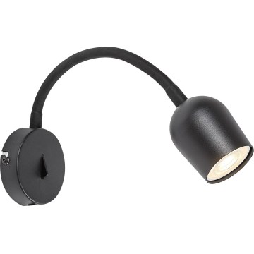 Rabalux - seinapunktvalgusti 1xGU10/15W/230V must