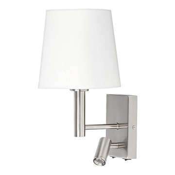 Rabalux - Seinavalgusti E27/40W + LED/3W