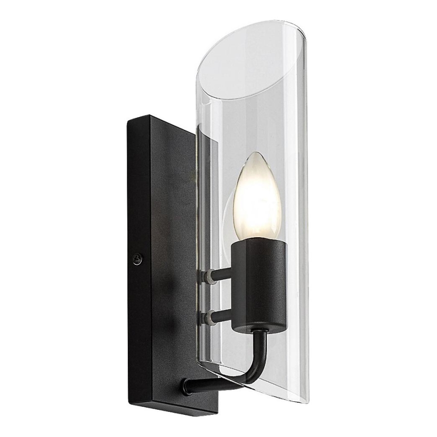 Rabalux - Seinavalgusti vannituppa 1xE14/12W/230V IP44 must