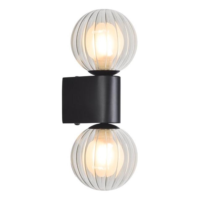 Rabalux - Seinavalgusti vannituppa 2xG9/3,5W/230V IP44 must
