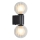 Rabalux - Seinavalgusti vannituppa 2xG9/3,5W/230V IP44 must