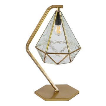 Rabalux - Tiffany vitraažklaasiga laualamp 1xE14/40W/230V kuldne