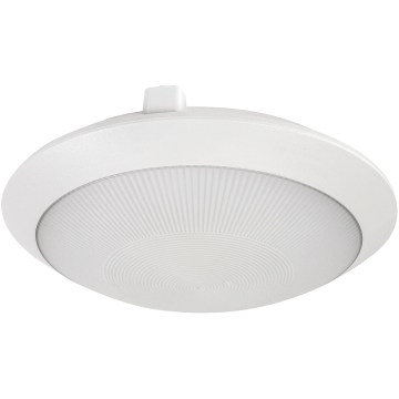 Rabalux - Välislaelamp liikumisanduriga 1xE27/9W/230V IP65 läbimõõt 30 cm valge