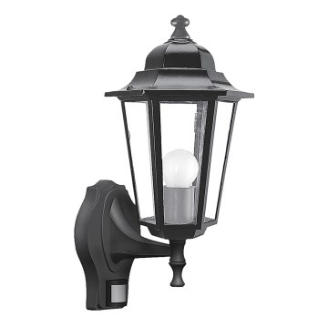 Rabalux - Välisvalgusti seina külge paigaldatav liikumisanduriga 1xE27/60W/230V