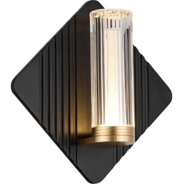 Rabalux - vannitoa LED-seinavalgusti LED/7W/230V IP44 must/kuldne
