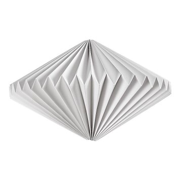Rabalux - varjuk laelühtrile, maks. 40 W, läbimõõt 40 cm, valge