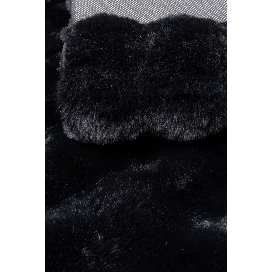 RABBIT BUBBLE vaip 160x230 cm, must