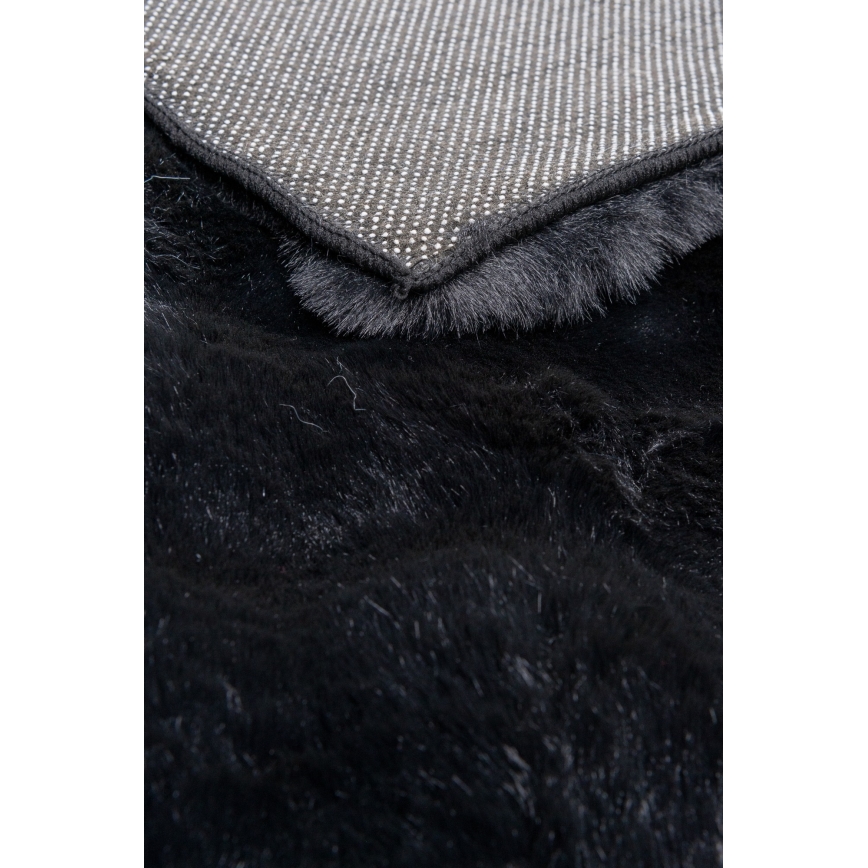 RABBIT BUBBLE vaip 160x230 cm, must