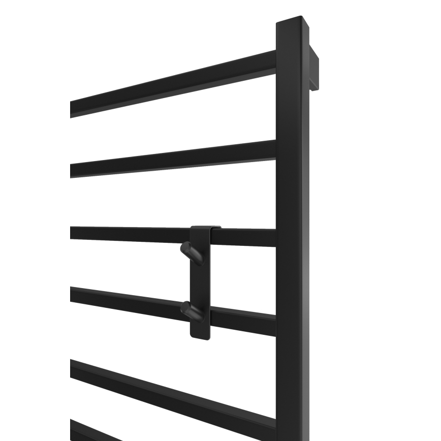 Radiaatori konks INOX roostevaba/must