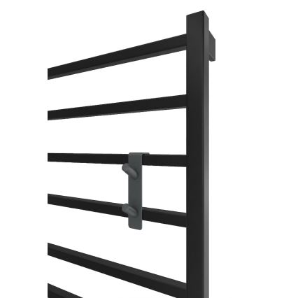 Radiaatori konks INOX, roostevaba teras/antratsiit