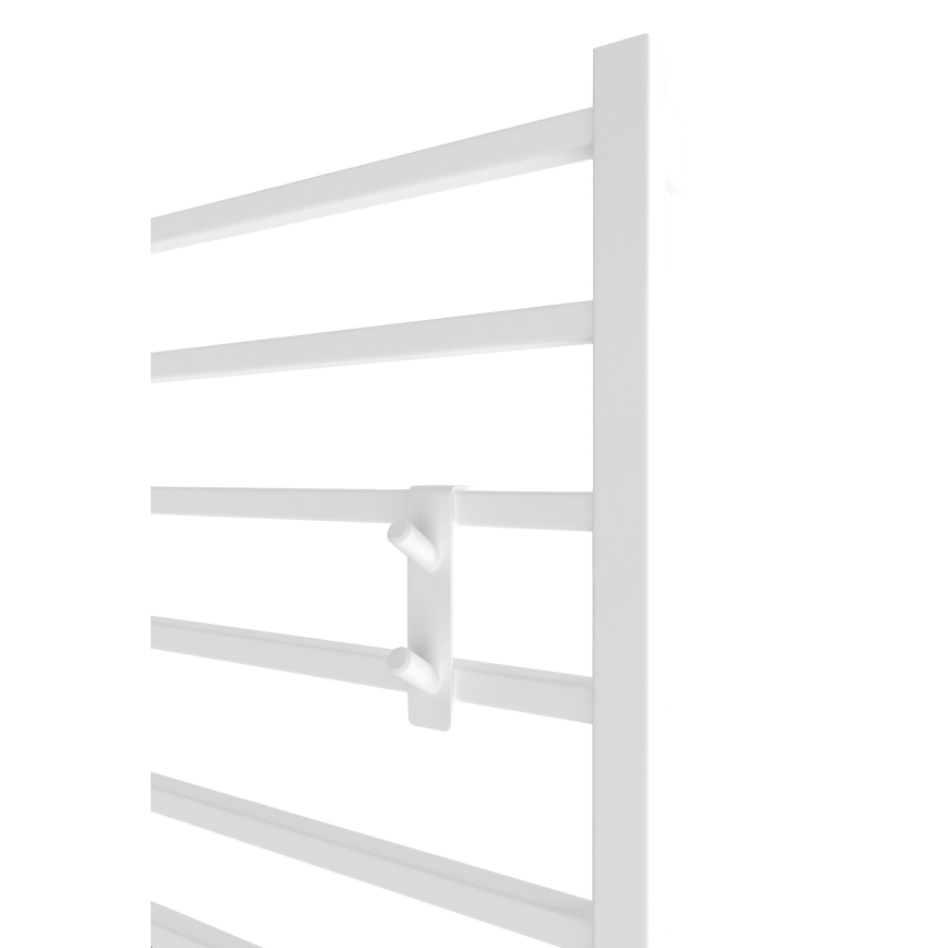 Radiaatori konks INOX roostevabast terasest/valge