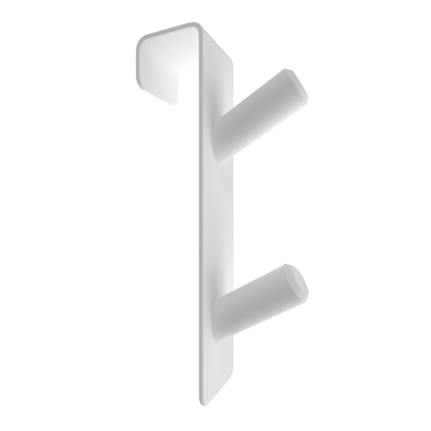 Radiaatori konks INOX roostevabast terasest/valge