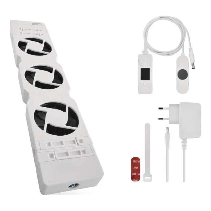 Radiaatori ventilaator 5/230V valge