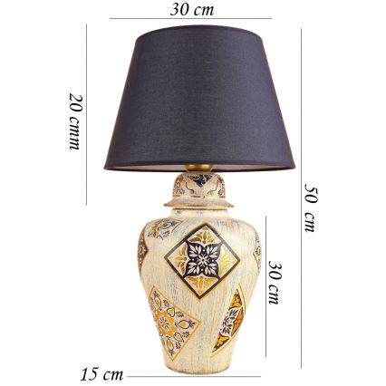 RAMZES lauavalge 1xE27/40W/230V sinine/bež