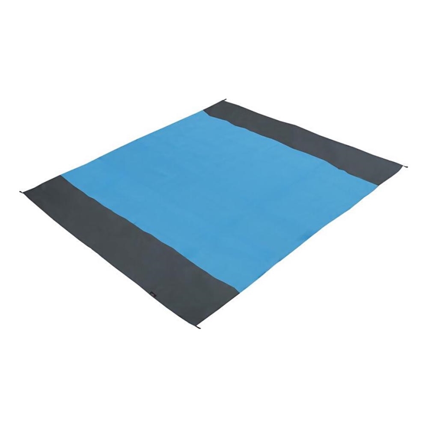 Rannamatt 200x200 cm sinine/hall