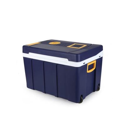 Ratastel jahutuskast 60W/230/12V 50 l sinine/kollane