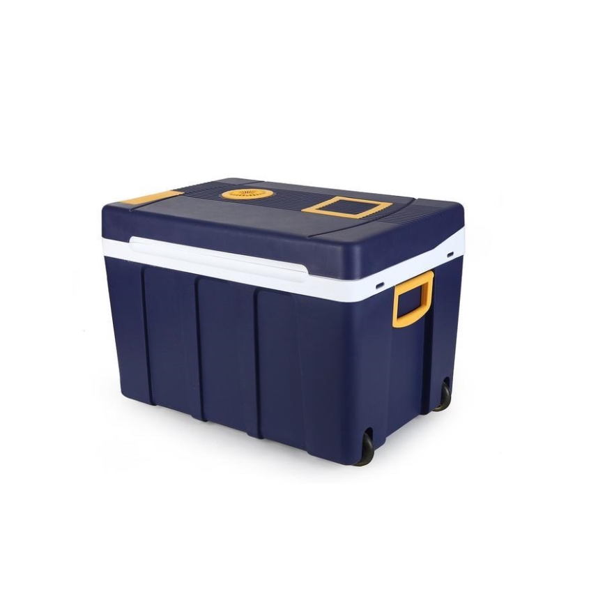 Ratastel jahutuskast 60W/230/12V 50 l sinine/kollane
