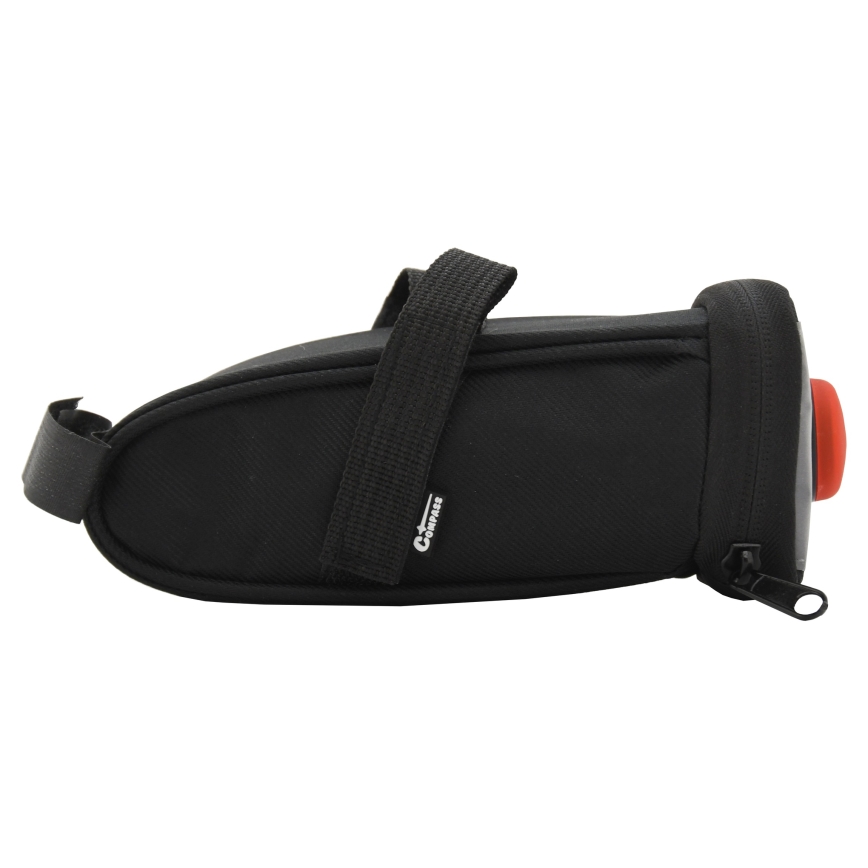 Ratta sadulakott 0,5 l koos tagumine LED tulega 2xCR2032